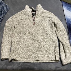 True Grit Sherpa Quarter Zip Jacket
